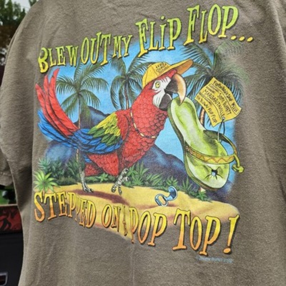 Vintage 2002 Jimmy Buffett Margaritaville Shirt Mens XXL Myrtle Beach Parrot